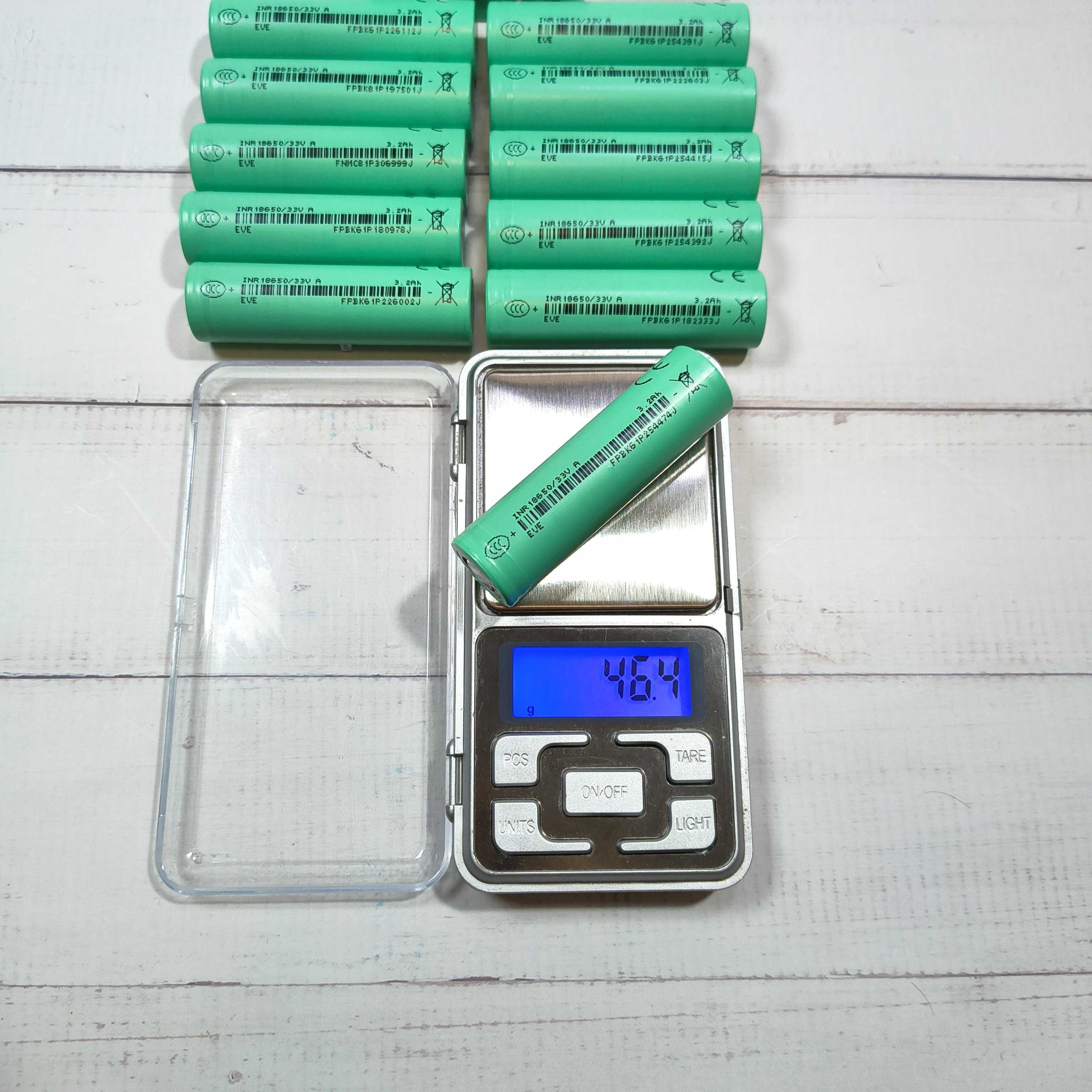 Купить аккумулятор для фонарика 18650 EVE INR18650 - 33VA 3300mAh 10A