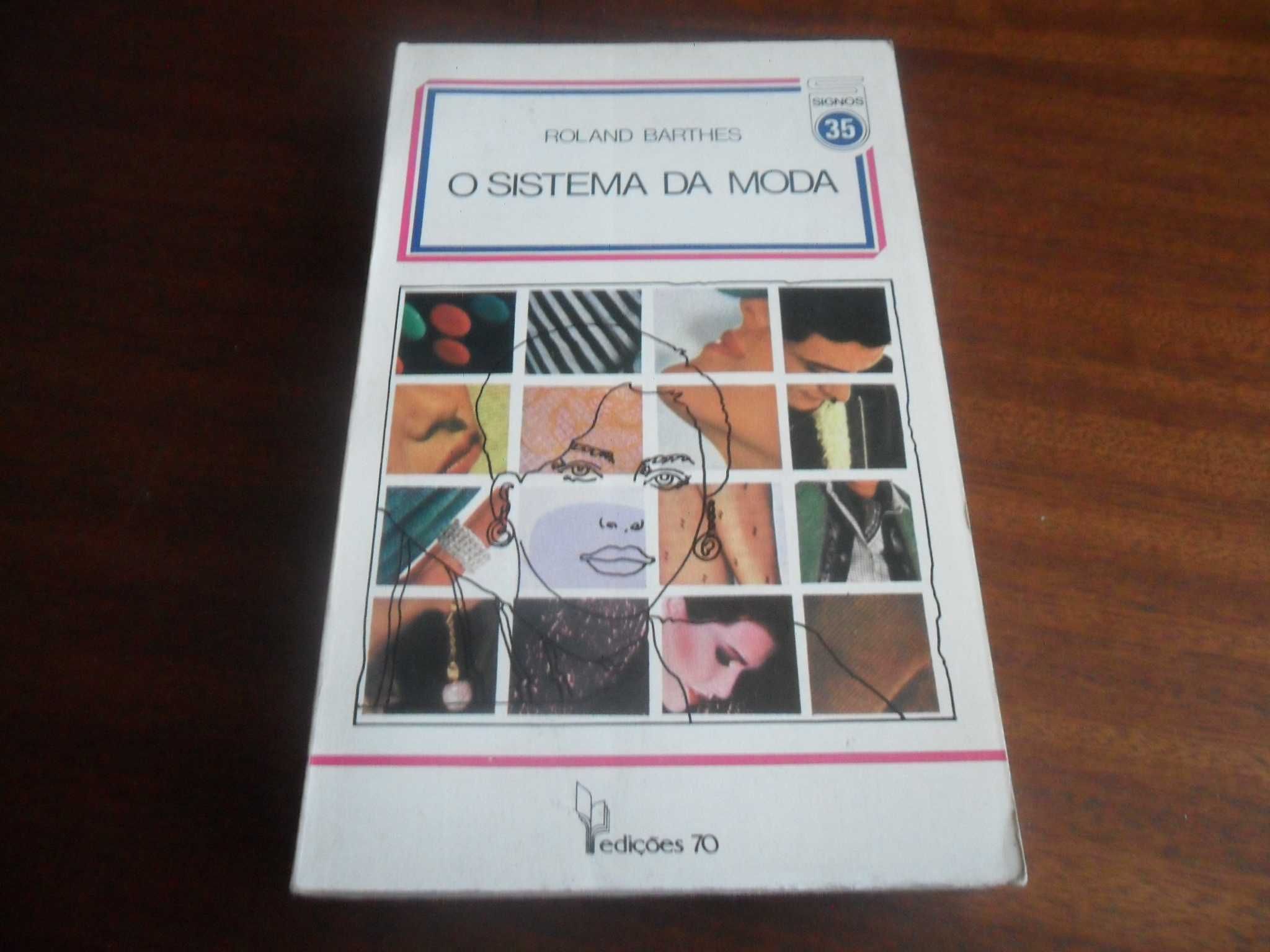"O Sistema da Moda" de Roland Barthes - 1ª Edição de 1981