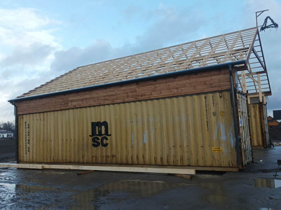 Wiata, hala, zadaszenia kontenerowe