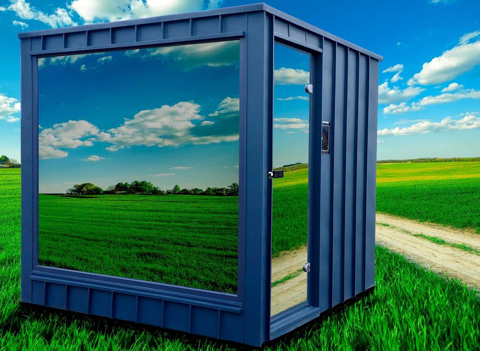 SAUNA Ogrodowa KWADRATOWA Domek 230cm OD RĘKI ! Okno + BECZKA akcesori