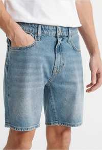 SUPERDRY 05 CONOR TAPER SHORTS - Szorty jeansowe okazja