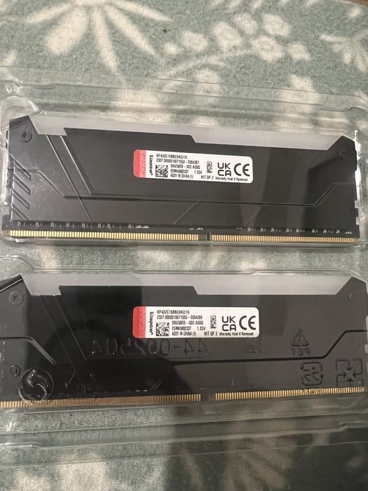 Memória Ram Kingston 16Gb Fury Beast 2x8Gb Ddr4 Rgb