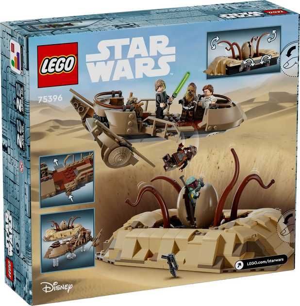 LEGO 75396 Star Wars  Pustynna barka i jama sarlacca