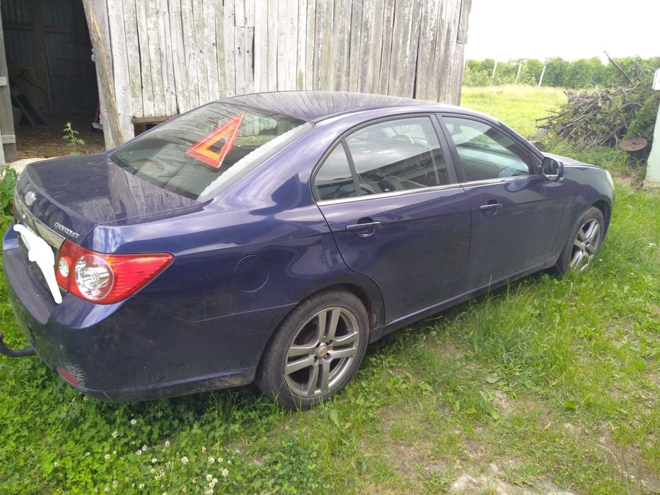 Chevrolet Epica 2007 2.0 benzyna uszkodzony silnik