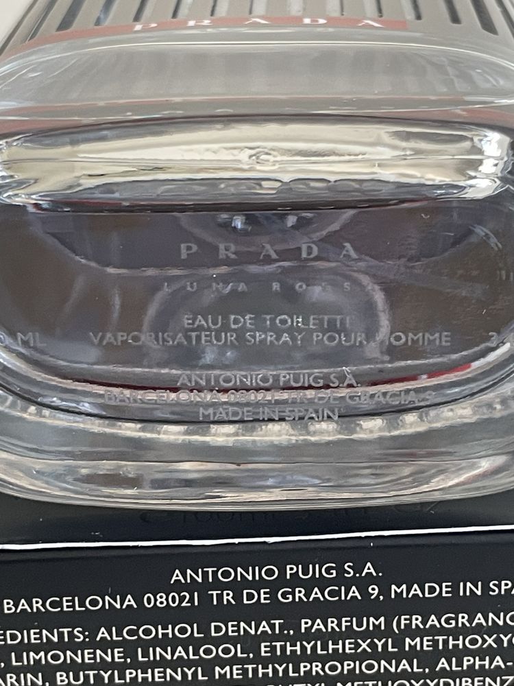 Prada Luna Rossa Eau de toilette 100 ml, оригінал