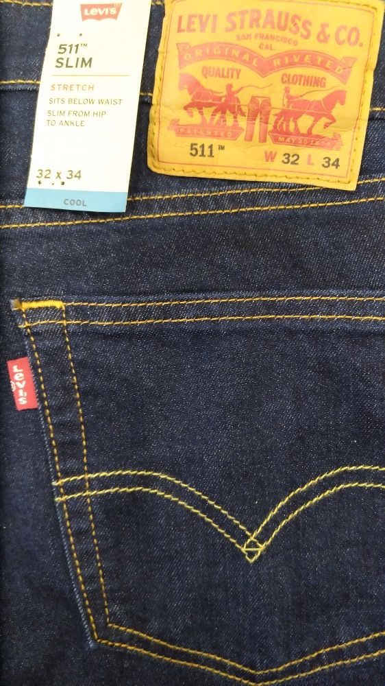 Джинсы Levi's Levis 501 502 505 510 511 512 513 514 541 550 Оригинал