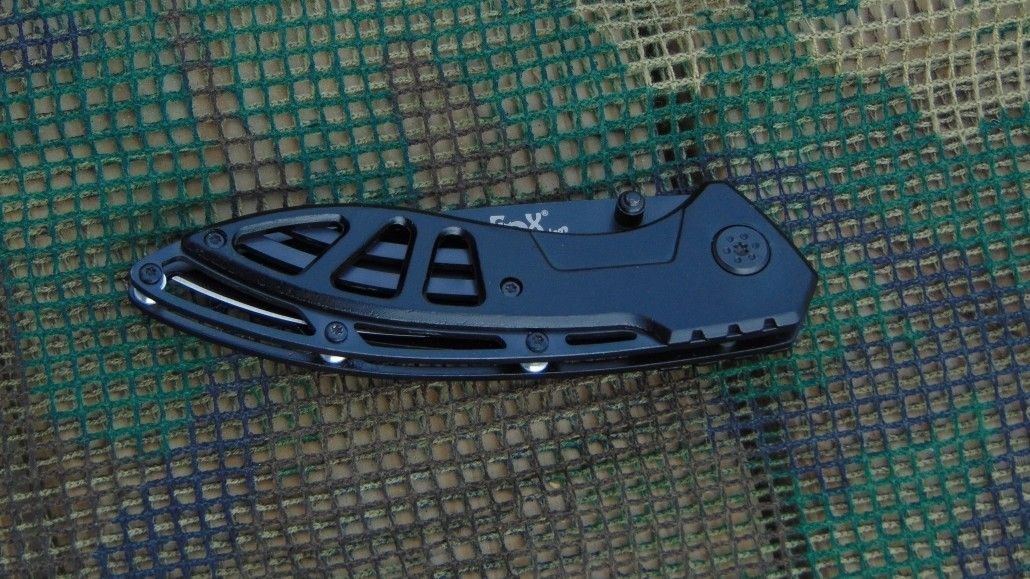 nowoczesny nóż składany fox outdoor