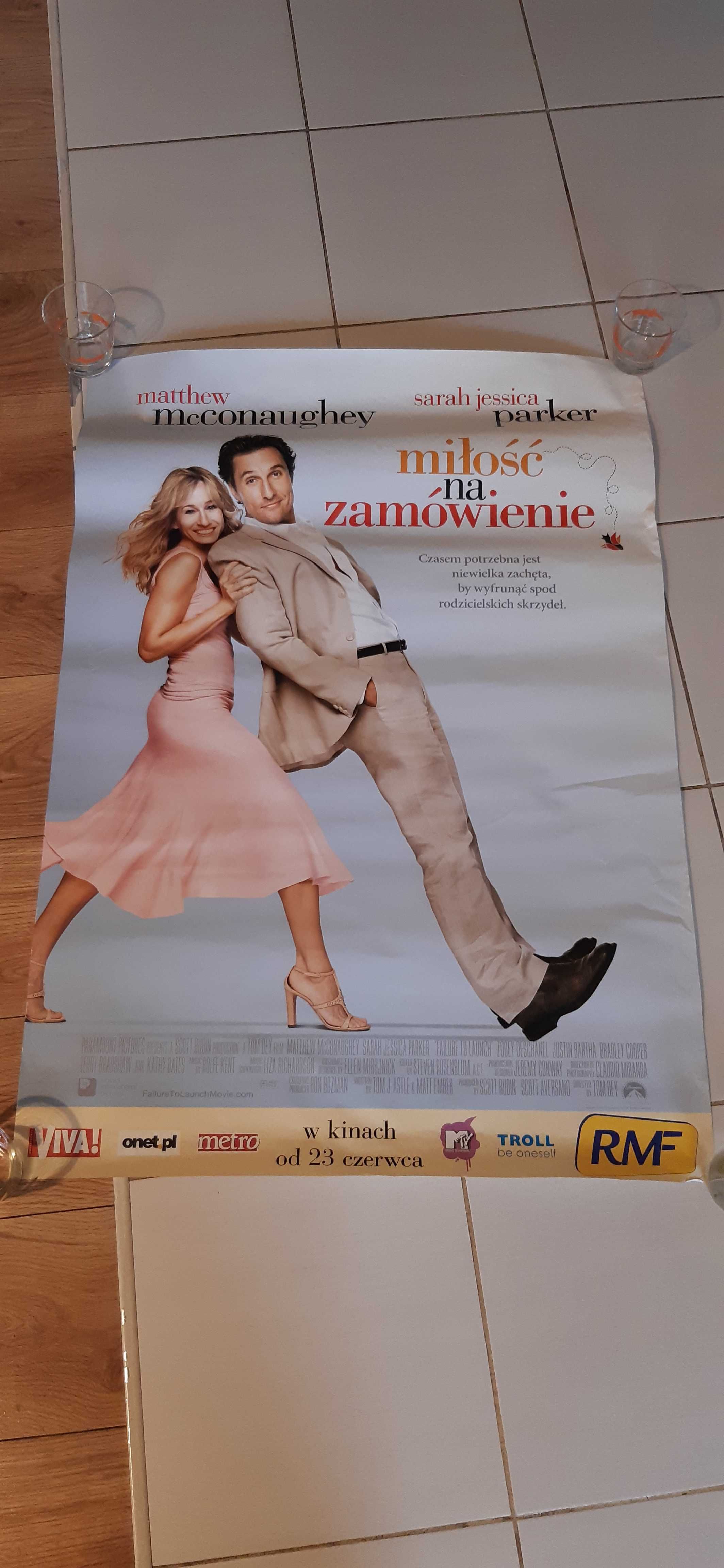 stary plakat filmowy miłość na zamówienie dla kolekcjonerów