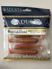 Jmc / Adusta Penta Shad 4” - 10 cm / Red Golden Shad