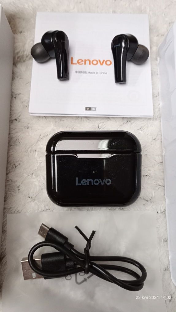 Sprzedam słuchawki Lenovo bluetooth