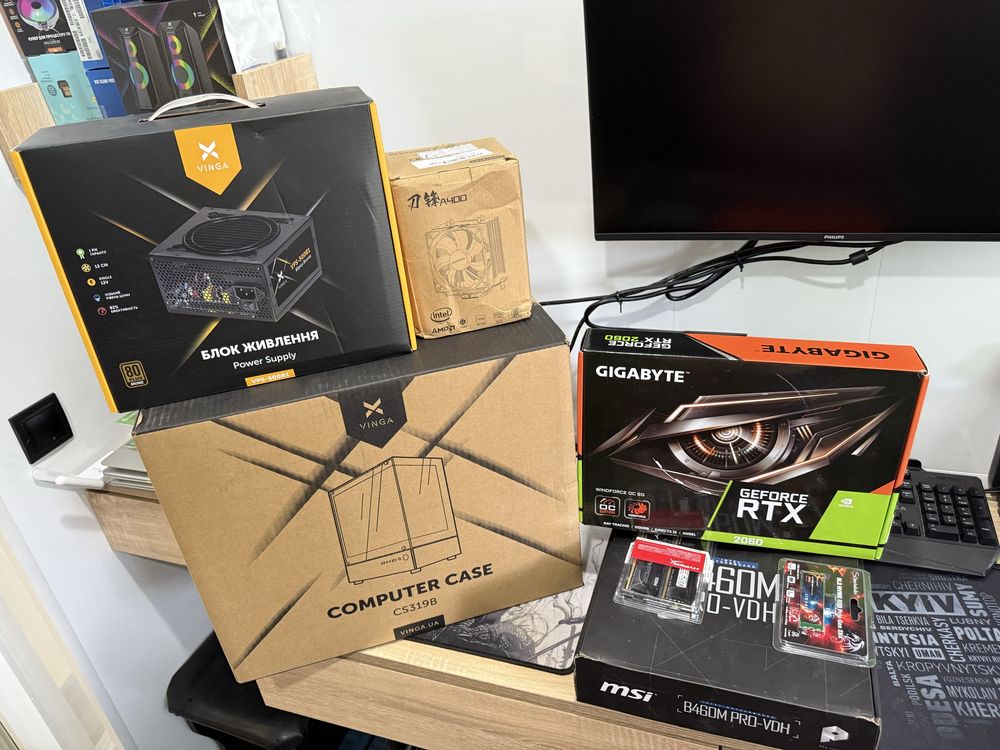 Компьютер Геймерський intel i5+16 ddr4+ssd 1 tb+RTX 2060 s