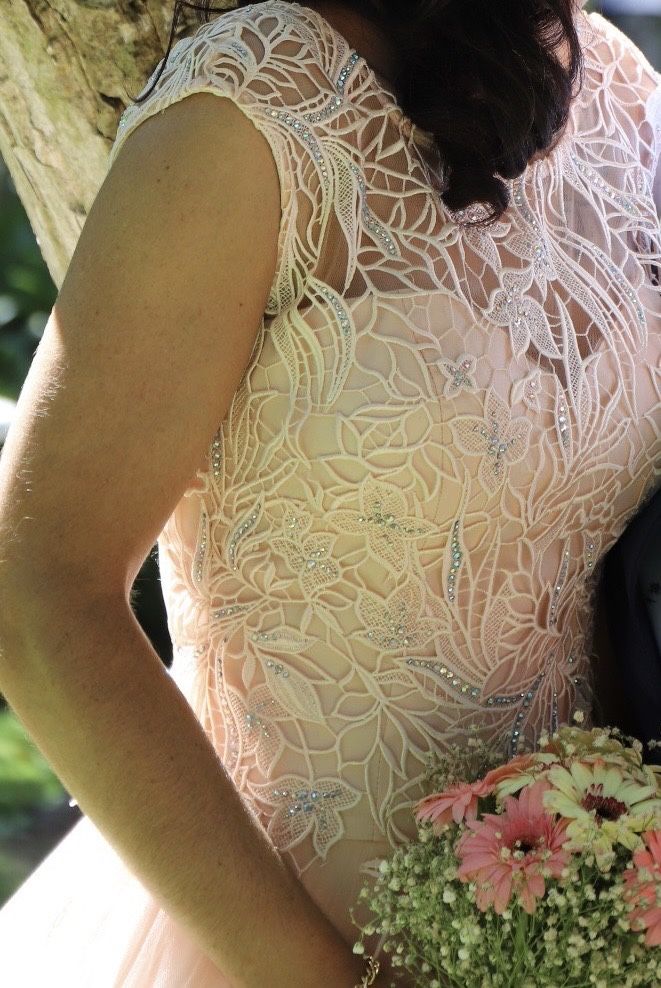 Vestido de Casamento Rosa Pastel