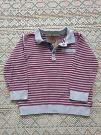 Sweter sweterek chłopięcy w paski Marks & Spencer  74/80