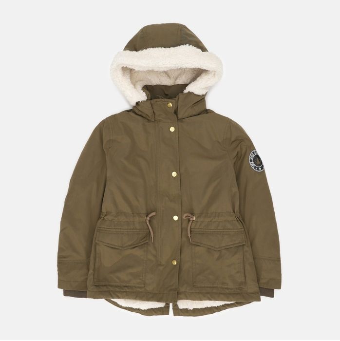 Куртка-парка для дівчинки.  На теплу зиму 140 см