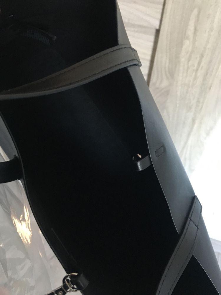 Czarna torba torebka shopper H&M Divided