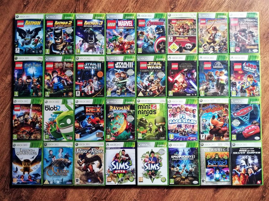 Gry XboX 360 Dla Dzieci Lego Kinect Samochody Strzelanki Sportowe Inne