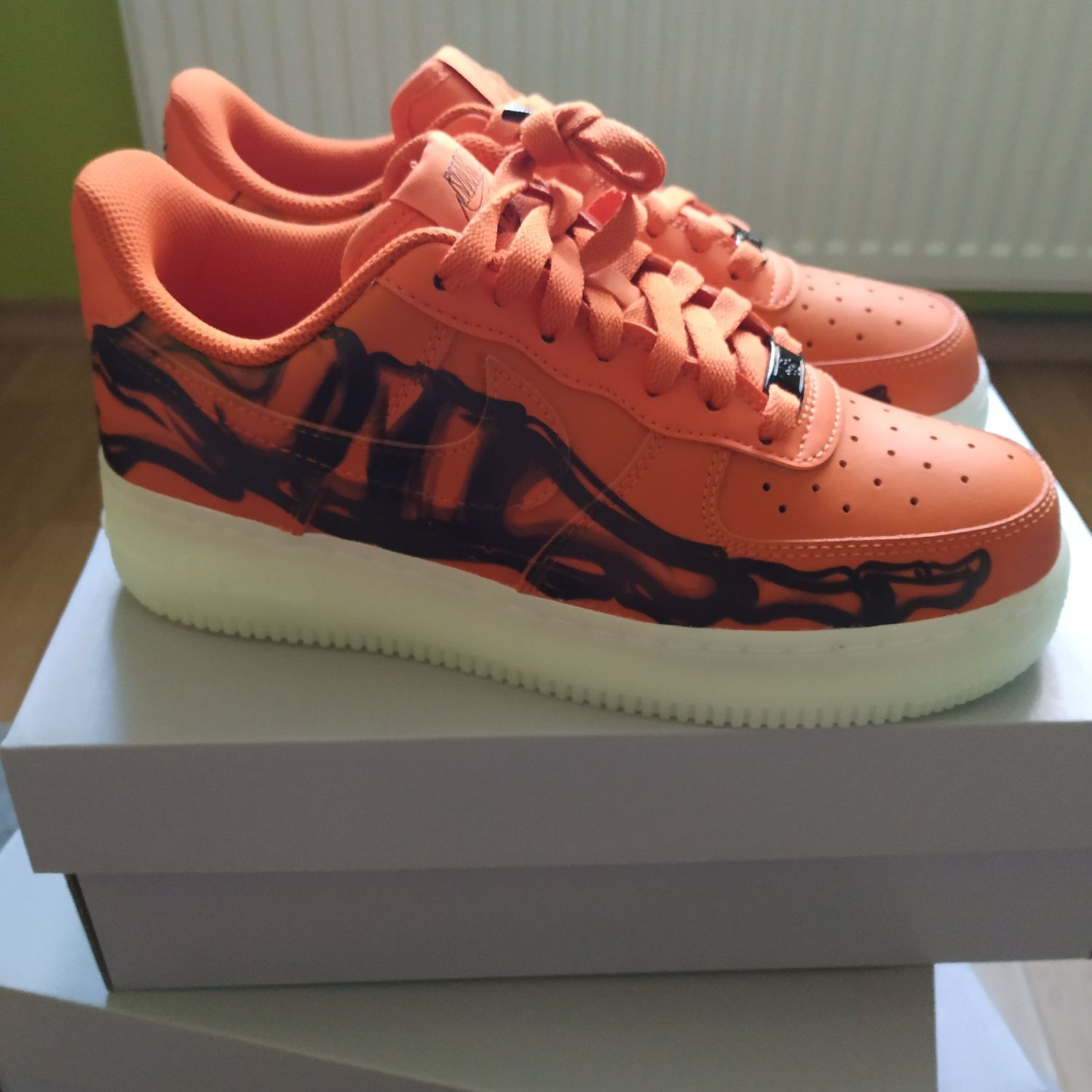 Buty Nike Air Force 1 `07 Skeleton Orange EU 37.5 US 5