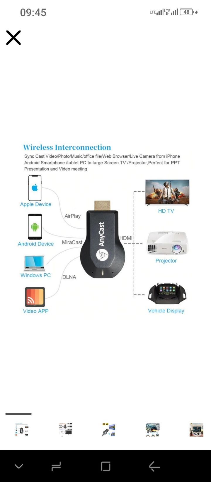 Медіаплеєр AnyCast M2 Plus