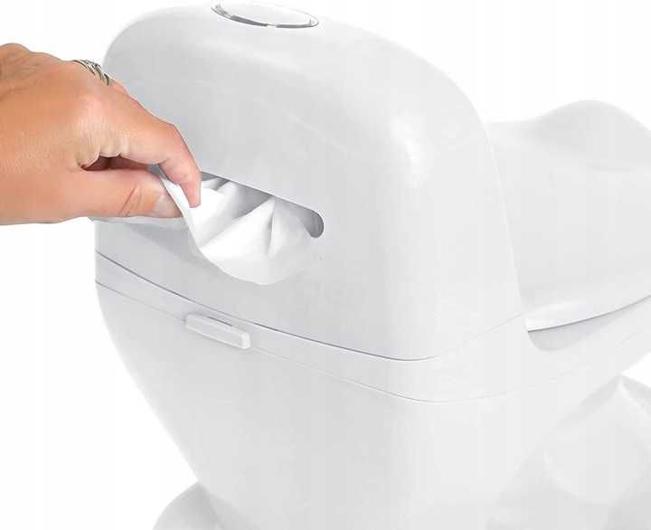 Nocnik interaktywny Nuby z wkładką biały dźwięk spłuczki