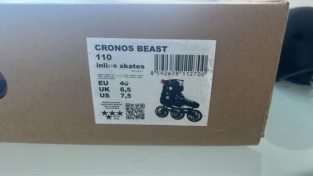 Patins em linha Tempish Cronos Beast 110 + capacete