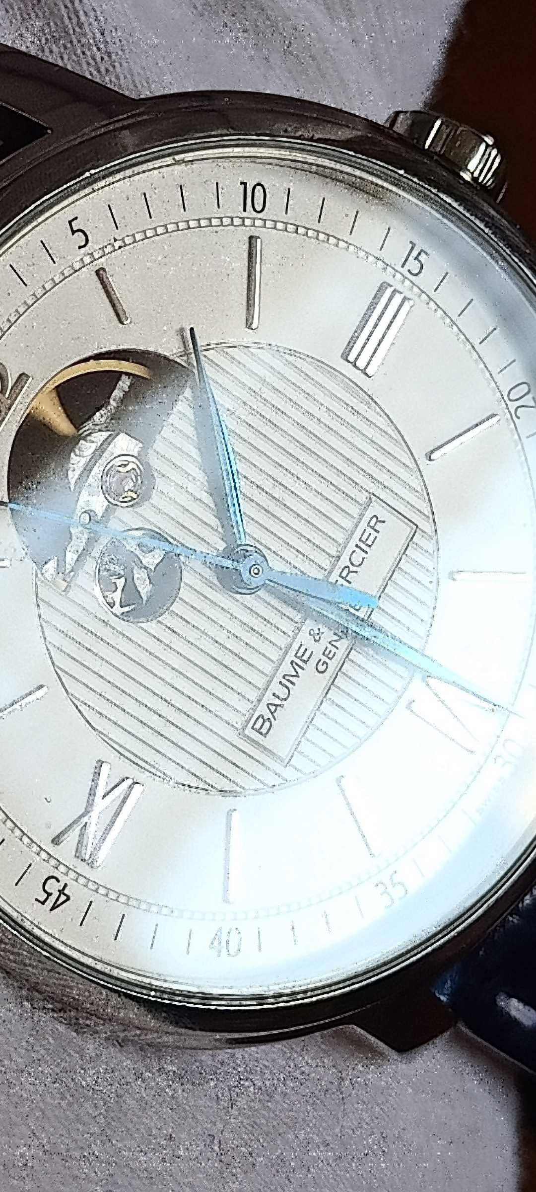 Baume & Mercier. Open heart , 65558. Jak edox,Longines,issot,iwc,omega
