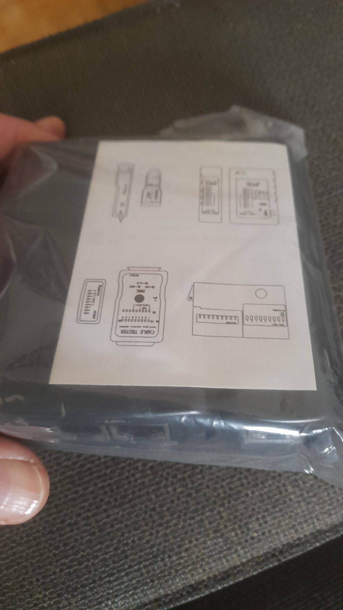 Testador de cabos rj45 e rj11