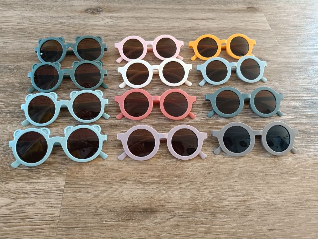 Okularki przeciwsłoneczne dziecięce mix kolorów