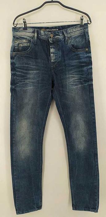 Nowe 84/114 cm Cipo & Baxx y2k slim vintage W31 L34 90s 30 l36 skinny