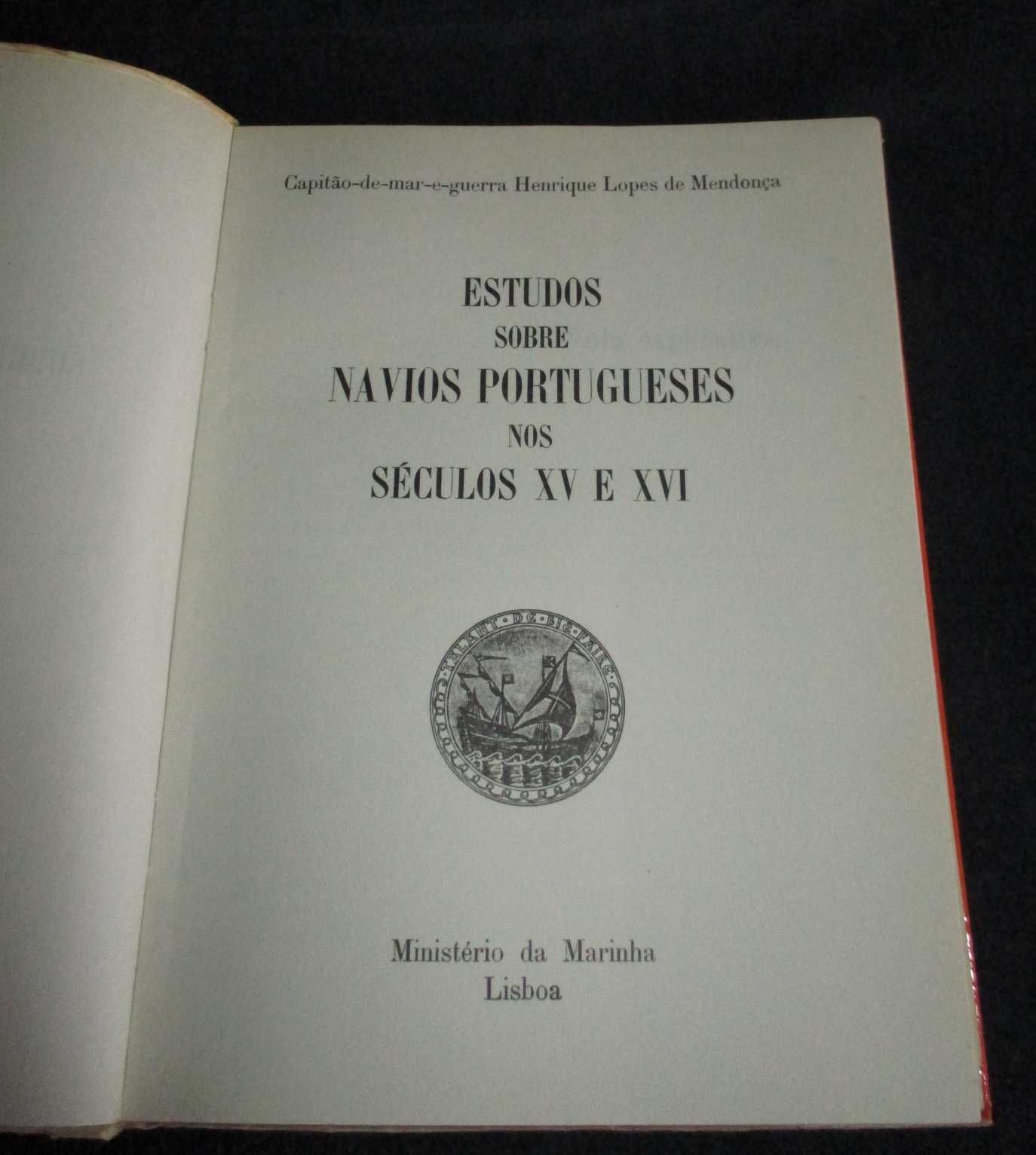 Livro Estudos sobre Navios Portugueses nos Séculos XV e XVI