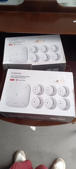 Kit X-Sense Link+ Pro FS61 – 6 Alarmes de Fumo + Estação Base (Novo)