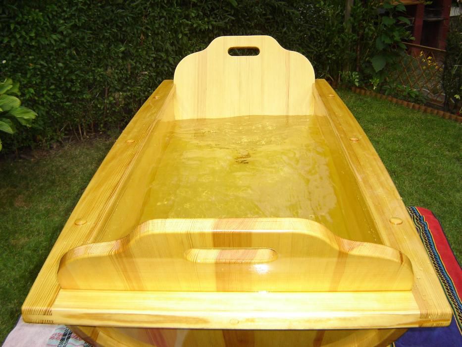 Wanna z drewna - nowa