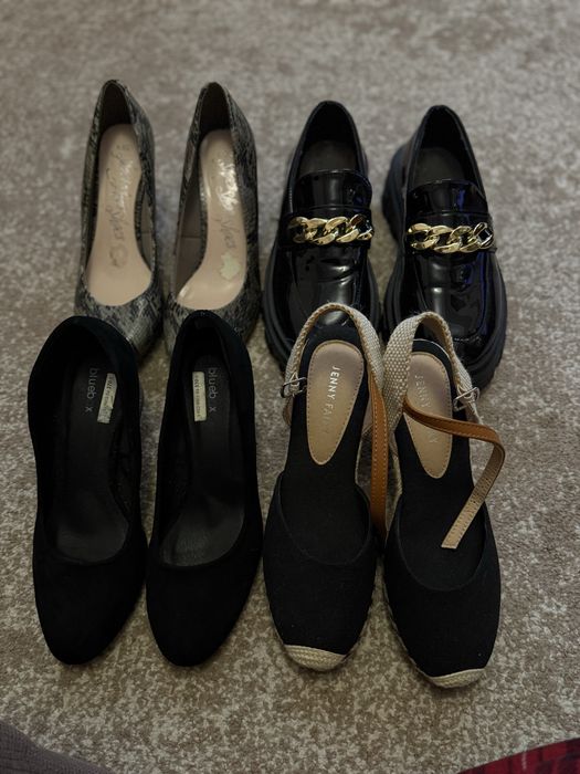 Взуття , розмір 37(туфлі, лофери, туфлі на невесткому кабл