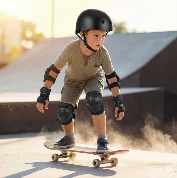 7w1 Kask Dla Dzieci Rowerowy Na Hulajnogę Prezent + GRATIS Ochraniacze