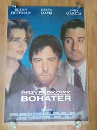 Plakat filmowy PRZYPADKOWY BOHATER/Dustin Hoffman/Oryginał z 1993 r.