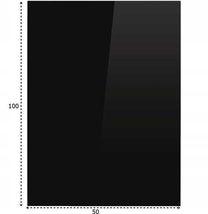 SZYBA szkło PODSTAWA POD Kominek Hartowana 100X50