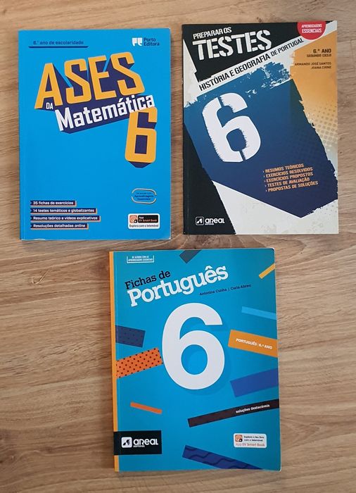 Livros preparação de Testes 6° Ano
