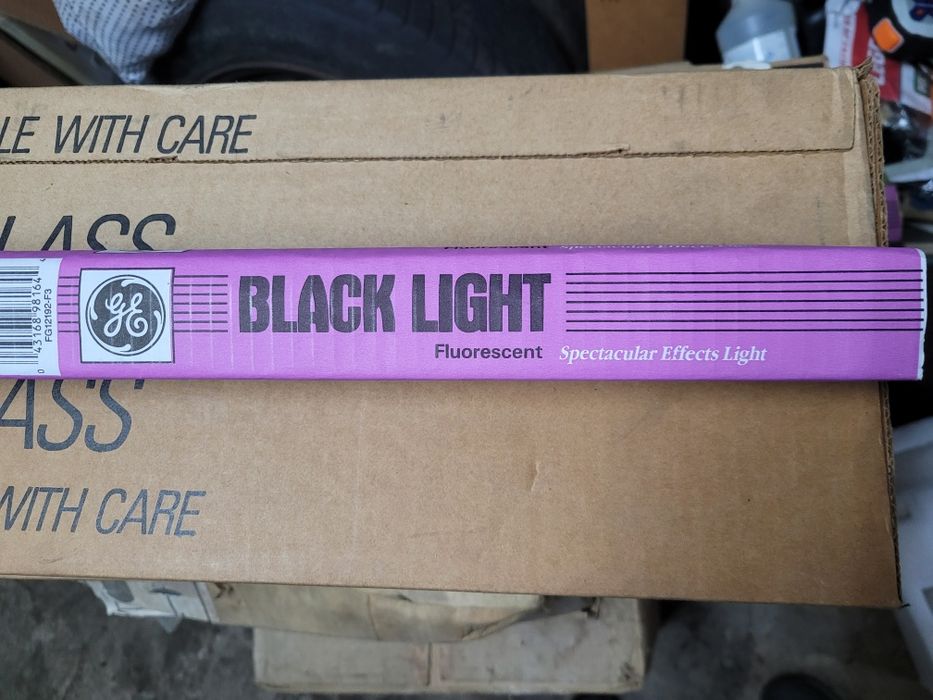 Nowa Świetlówka Fluorescencyjna GE Black Light F20T12/BLB 24inch 20W