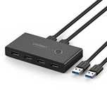 Ugreen switch box HUB przełącznik 4x USB 3.2 Gen 1 rozdzielacz USB na
