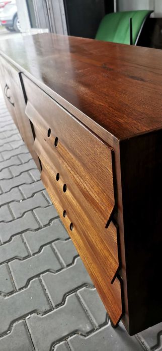 Szafka, komoda tekowa, Niemcy 50' Vintage