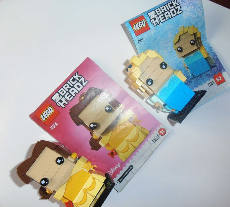 Конструктор Лего Lego Brik Headz Ельза Elza 41617 та Бель Belle 41595