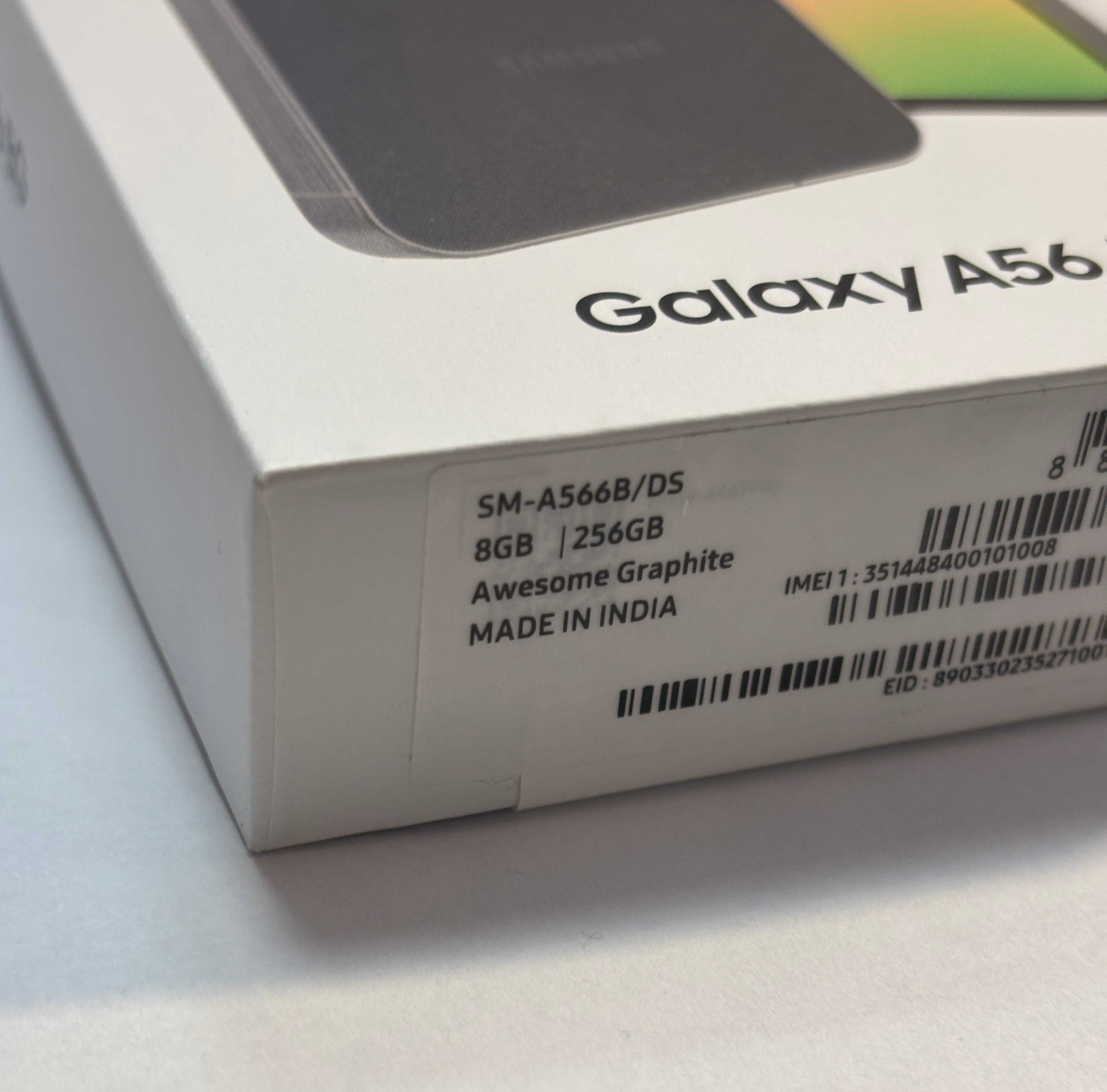 Telefon Samsung A56 8/256GB - Awesome Graphite - Nowy- Gwarancja