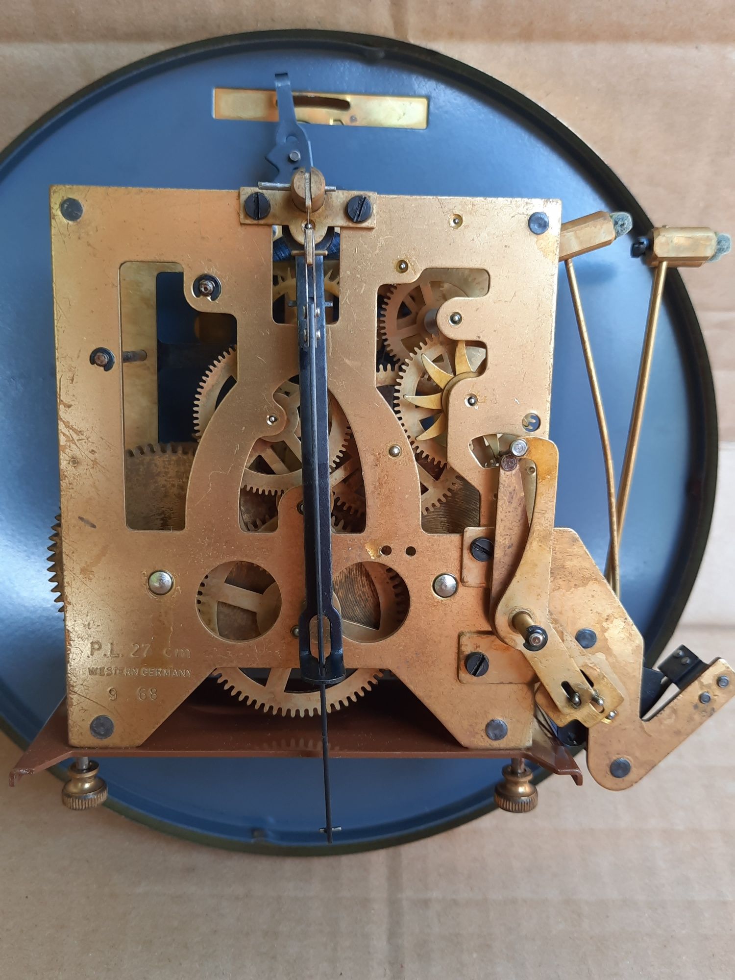 Stary zegar Jauch Art Deco