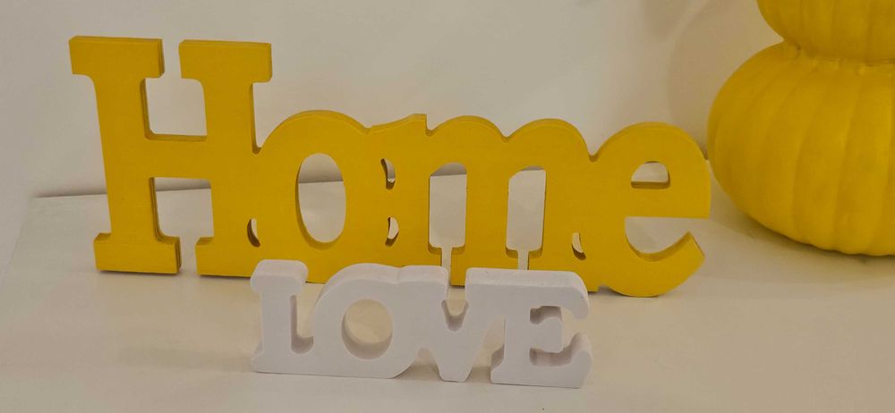 Conjunto palavras decorativas