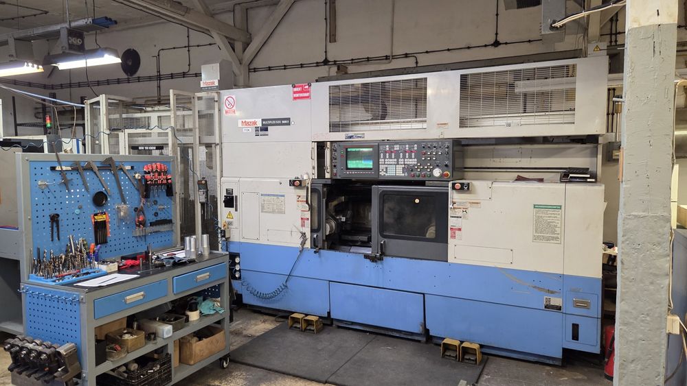 Tokarka CNC MAZAK Multiplex 620 + robot Flex GL100 Centrum obróbcze