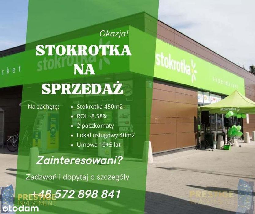 Na sprzedaż Stokrotka -450 m2 lubelskie/ROI 8,58 %