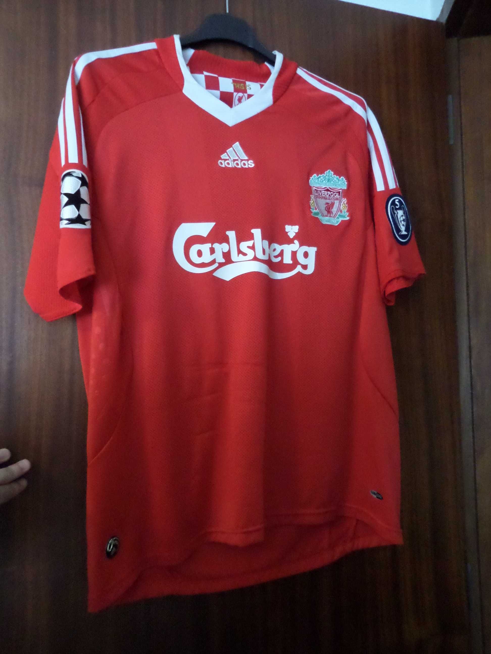 Camisola antiga do Liverpool