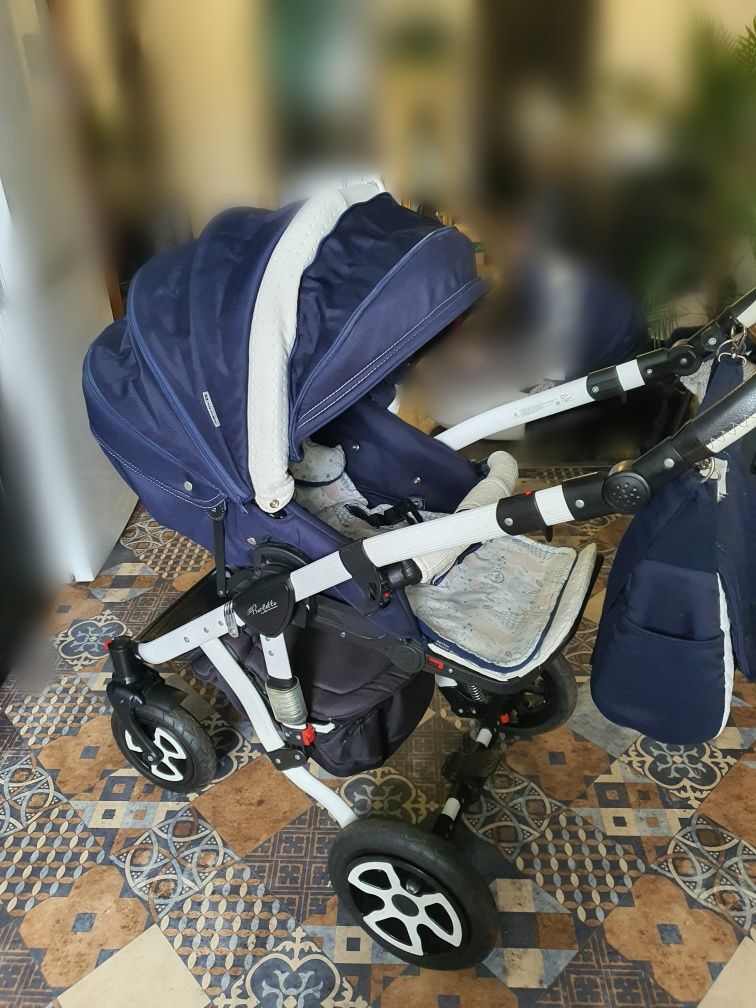 Wózek dla dziecka, 2 mody + gratisy (nosidełko, torba, aksesoria)
