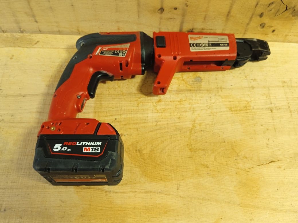 Milwaukee M18FSG + 5ah wkrętarka do suchej zabudowy