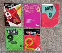 Livros de Apoio ao Estudo (NOVOS) preparar para os testes 9.º Ano