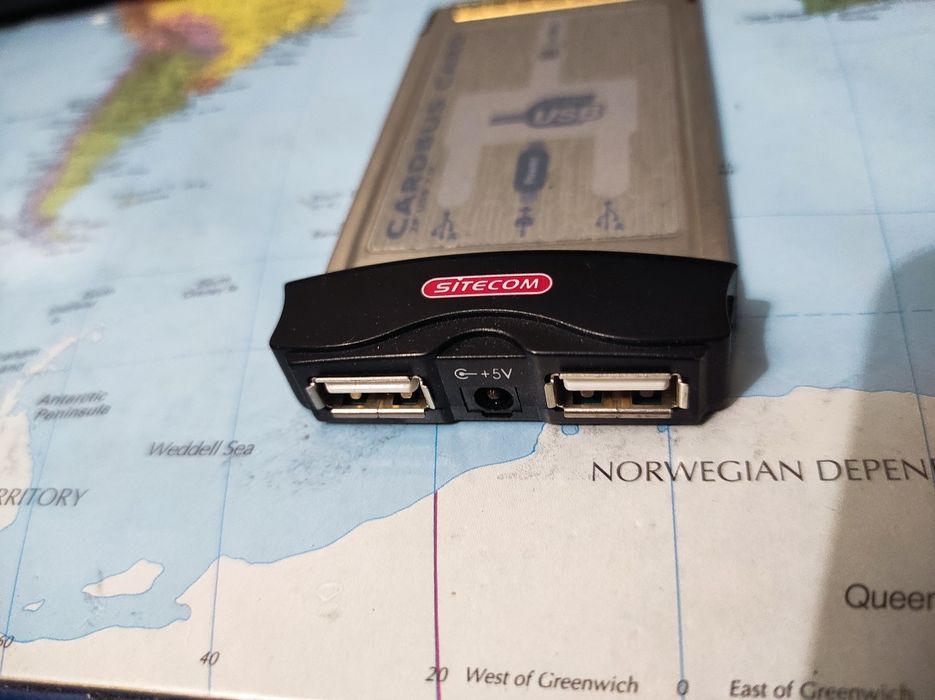 Cardbus sitecom, 2x usb 2.0
